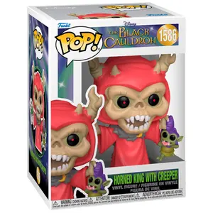 Figurka Funko POP Disney The Black Cauldron Horned King With Creeper image-1