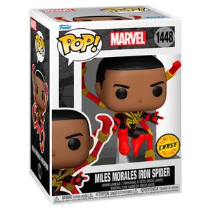 Figurine de collection Funko POP Marvel Miles Morales Iron Spider Chase image-1