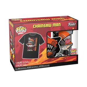 Figurine en t-shirt Funko Pop Chainsaw Man Leaping image-1