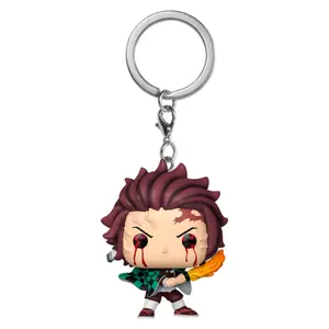 Keychain Funko Pocket POP Demon Slayer Kimetsu no Yaiba Tanjiro Kamado image-0