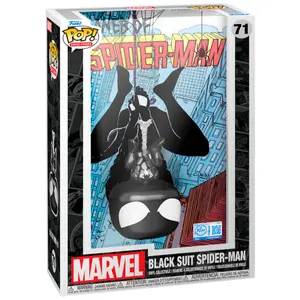Decorative figurine Funko POP Comic Cover Spider-man Black Suit Spider-man image-1
