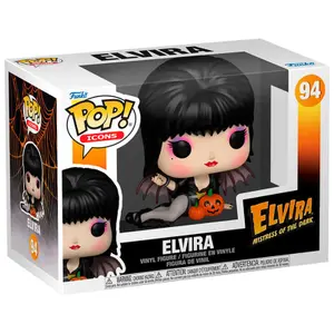 Figurina Funko Elvira Mistress of the Dark Elvira with Pumpkins image-1