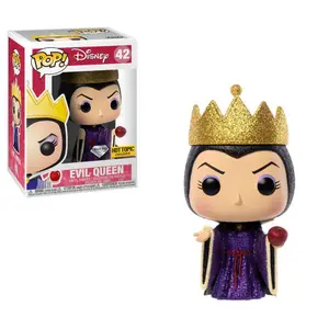 Snow White and the Seven Dwarfs vinyl pop figure the queen diamond glitter Funko image-0