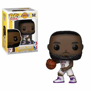 Figurine Funko NBA POP! Sports Vinyl LeBron James White Uniform (Lakers) image-0