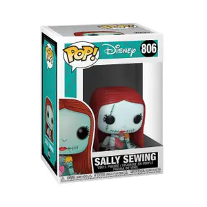 Collector figurine mr. jack's christmas pop! disney vinyl sally sewing Funko image-1