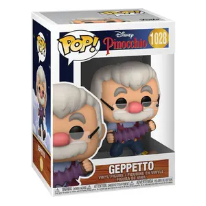 Figurine Funko Pinocchio 80Th Anniversary Pop Disney Vinyl Geppetto W/Accrdion image-1