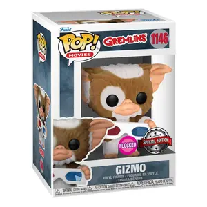 Vinyl collectible figurine Funko Gremlins POP! Movies (Exc) Gremlin with 3D Glasses Flocked image-1