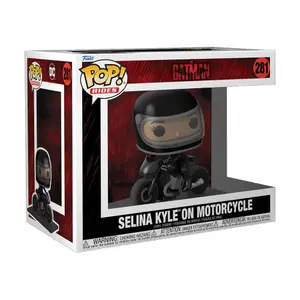 Figurine batman pop Funko Selina on Motorcycle image-1