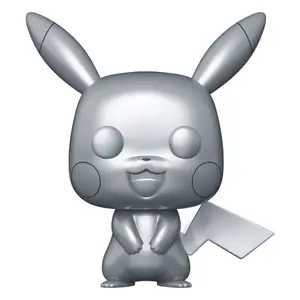 Figurine Funko Pokémon Pop Games Vinyl Pikachu Silver Edition image-0