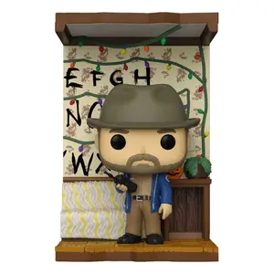 Vinyl collectible figurine Funko Stranger Things POP Deluxe Byers House Hopper image-0