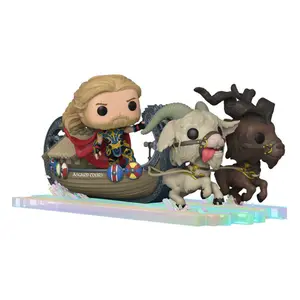 Sammlerfigur Funko Thor Love & Thunder POP! Rides Super Deluxe Thor & Goat Boat