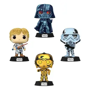 Sammlerfigur aus Vinyl Funko Star Wars POP Movies Retro Series (x4)