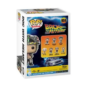 Camiseta Funko Retour Vers Le Futur Pop & Tee Set Figurine Et T-Shirt Doc With Helmet image-4