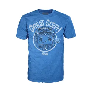Camiseta Funko Retour Vers Le Futur Pop & Tee Set Figurine Et T-Shirt Doc With Helmet image-0