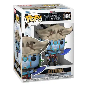 Vinyl collectible figurine Funko Black Panther Wakanda Forever POP Marvel Attuma image-1