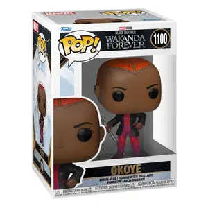 Vinyl collectible figurine Funko Black Panther Wakanda Forever POP Marvel Okoye image-1