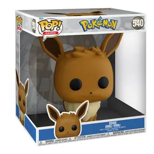 Vinyl-Figur Funko Pokemon Super Sized Jumbo POP! Eevee (EMEA) image-1