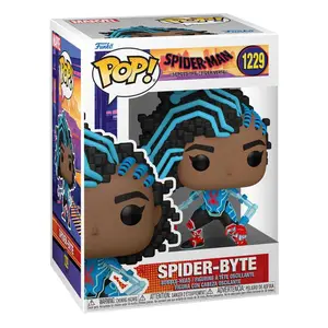 Statuetta da collezione in vinile Funko Spider-Man Across the Spider-Verse POP! Movies Spider-Byte image-1