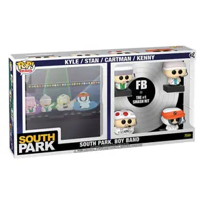 Packung mit 4 Figuren Funko South Park Pop! Albums Dlx Vinyl Boyband image-2