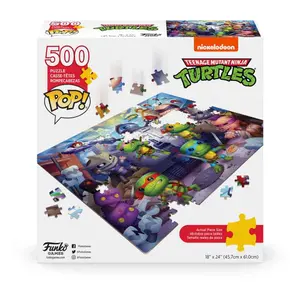 500-piece collage puzzle Funko Teenage Mutant Ninja Turtles Pop! image-1