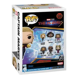 Samlerfigur i vinyl Funko The Marvels POP Captain Marvel 9 cm image-2