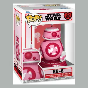 Statuetta da collezione in vinile Funko Star Wars Valentines POP! BB-8 image-1