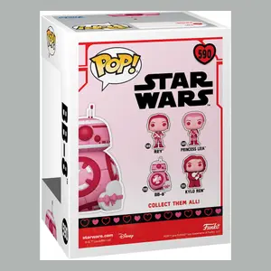 Statuetta da collezione in vinile Funko Star Wars Valentines POP! BB-8 image-2