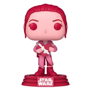 Vinyl collectible figurine Funko Star Wars Valentines POP! Rey image-0