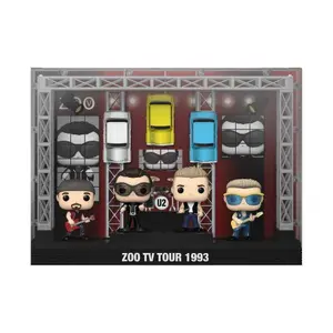 Set of 4 figures zoo tv 1993 tour Funko U2 Pop! Moments Dlx image-0