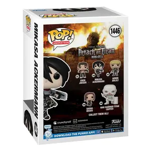 Figurine de collection en vinyle Funko Attack on Titan POP! Animation Mikasa Ackerman image-2