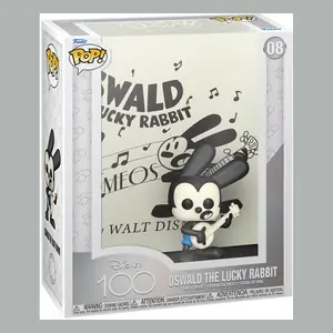 Figurine Funko Disney'S 100Th Pop! Art Cover Vinyl Oswald image-1