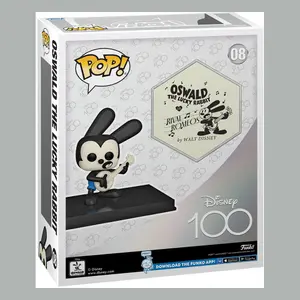 Figurine Funko Disney'S 100Th Pop! Art Cover Vinyl Oswald image-2