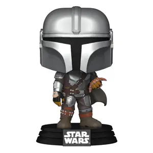 Figurine de collection vinyle Funko Star Wars The Book of Boba Fett POP! TV Mando w/pouch image-0