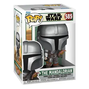 Figurine de collection vinyle Funko Star Wars The Book of Boba Fett POP! TV Mando w/pouch image-1