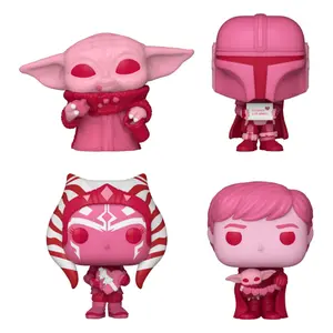 Vinyl collectible figurine Funko Star Wars Valentines Pocket POP! (x4) image-0