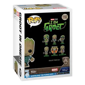 Vinyl collectible figurine Funko Je s'appelle Groot POP! Groot PJs image-2