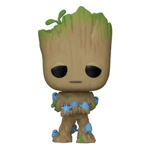 Samlarfigur i vinyl Funko Je s'appelle Groot POP! Groot w/ Grunds image-0