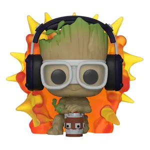 Vinyl collectible figurine Funko Je s'appelle Groot POP! Groot w/ detonator image-0