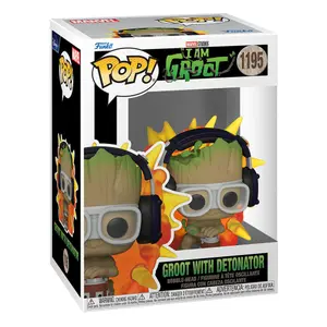 Vinyl collectible figurine Funko Je s'appelle Groot POP! Groot w/ detonator image-1