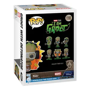 Vinyl collectible figurine Funko Je s'appelle Groot POP! Groot w/ detonator image-2