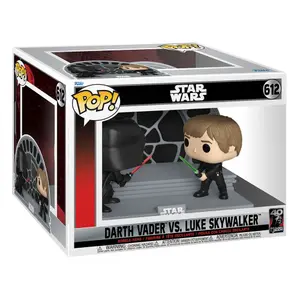 Statuetta da collezione in vinile Funko Star Wars Return of the Jedi 40th Anniversary POP Moment! figurines Luke vs Vader image-1