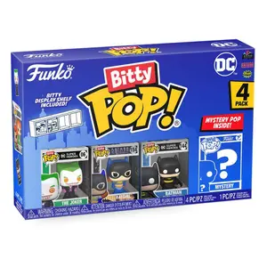 Vinyl verzamelaarsbeeldje Funko DC Bitty POP! The Joker (x4) image-1