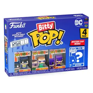 Vinyl verzamelaarsbeeldje Funko DC Bitty POP! Batman Adam West (x4) image-1