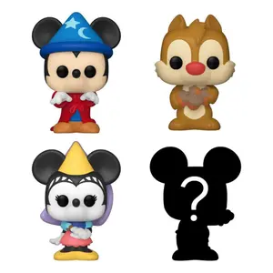 Vinyl figurine Funko Disney Bitty POP! Sorcerer Mickey (x4) image-0
