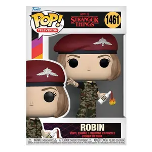 Vinyl collectible figurine Funko Stranger Things POP! TV Hunter Robin with Cocktail image-1
