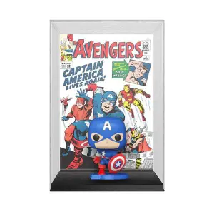 Collectible figurine Funko Marvel POP! Comic Cover Vinyl Avengers #4 (1963) image-1
