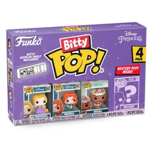 Statuetta da collezione in vinile Funko Disney Princesses Bitty POP Rapunzel (x4) image-4