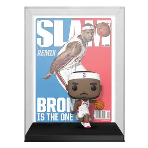 Collectible figurine vynile basket Funko NBA Cover LeBron James image-0