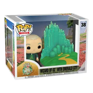 De tovenaar van Oz verzamelfiguurtje Funko POP! Town Emerald City w/Wizard image-1