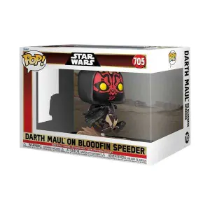 Figurine de collection vinyle Funko Star Wars POP! Rides Deluxe Darth Maul on Bloodfin image-1